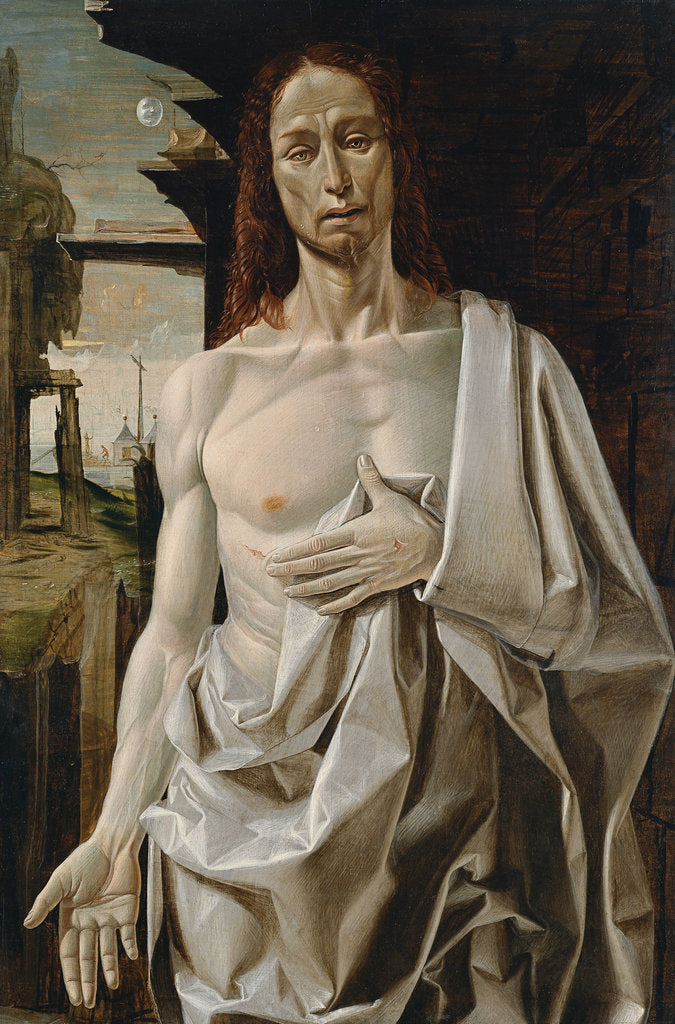Detail of The risen Christ by Bramantino