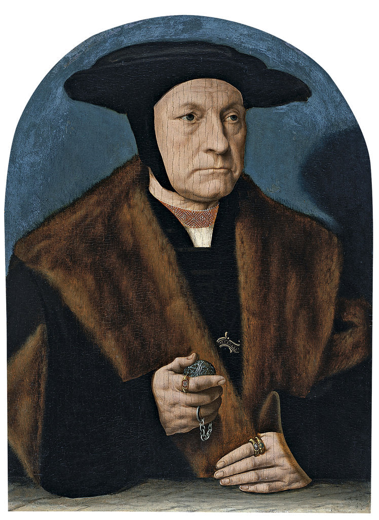Detail of Portrait of a Man from the Weinsberg Family by Bartholomaeus Bruyn the Elder