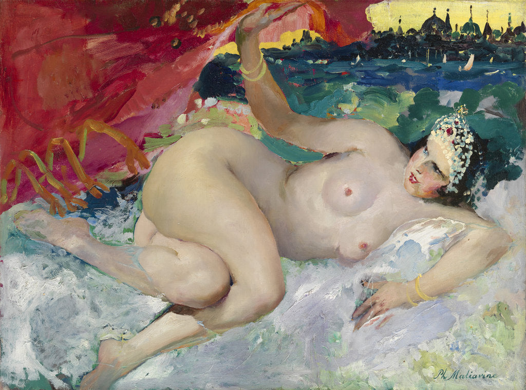 Detail of Danae by Filipp Andreyevich Malyavin