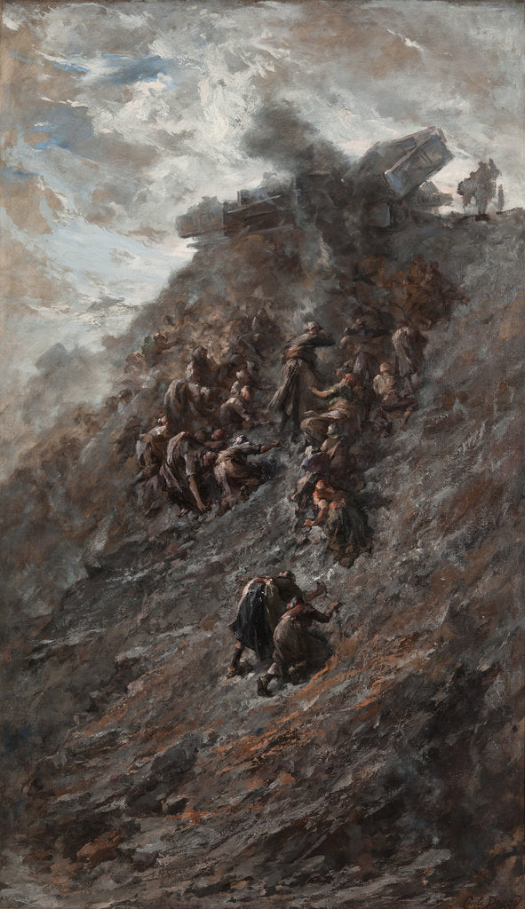 Detail of Slag heap by Cécile Douard