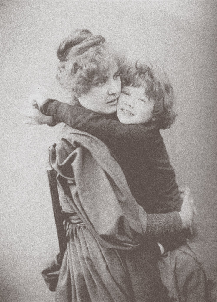 Constance Wilde with son Cyril by Anonymous