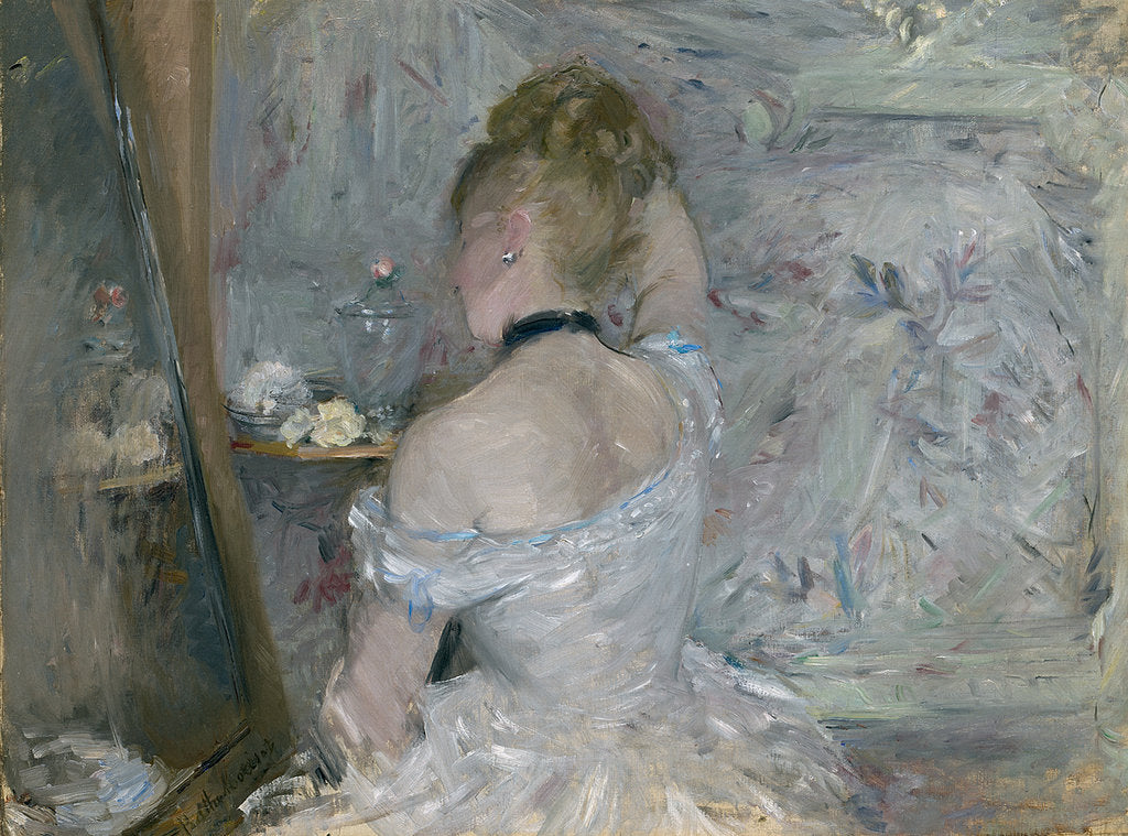 Detail of Woman at Her Toilette, 1875-1880 by Berthe Morisot