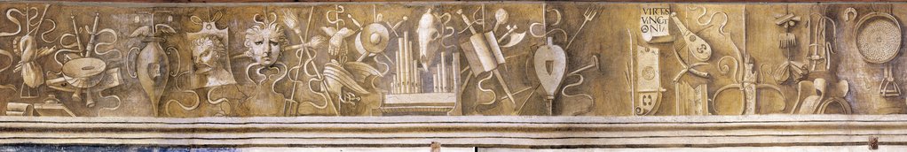Detail of Arti liberali. Frieze in the Casa Pellizzari, c. 1500 by Giorgione