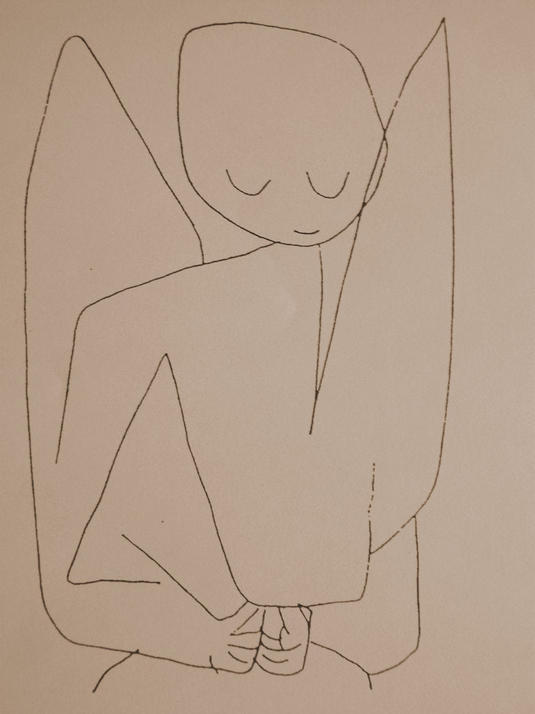 Detail of Forgetful Angel (Vergesslicher Engel), 1939 by Paul Klee