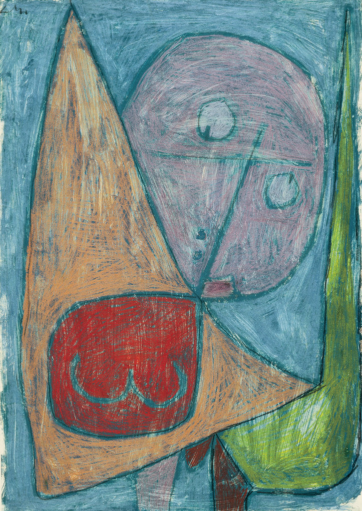 Detail of Angel, still female (Engel, noch weiblich), 1939 by Paul Klee