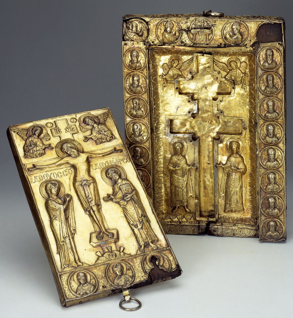 Detail of Reliquary of the True Cross, End of 11th-Early 12th cent by Byzantine Master