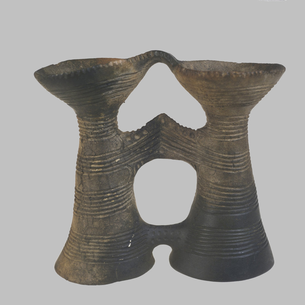 Detail of Binocular-Form Vessel, 4400-4200 BC by Prehistoric Russian Culture