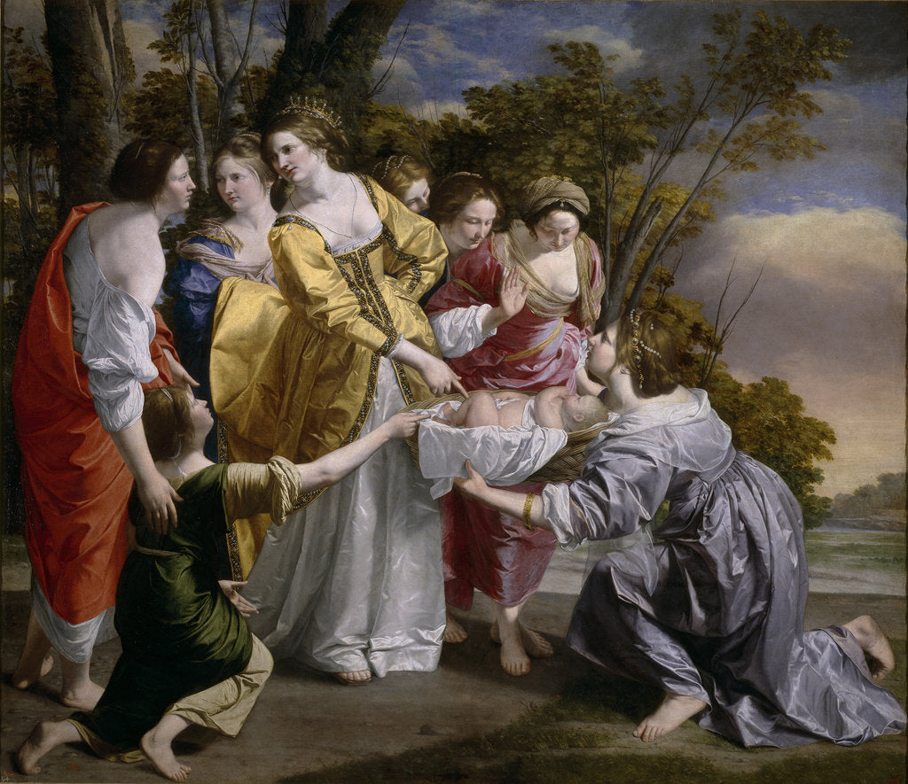 Detail of The Finding of Moses, 1633 by Orazio Gentileschi