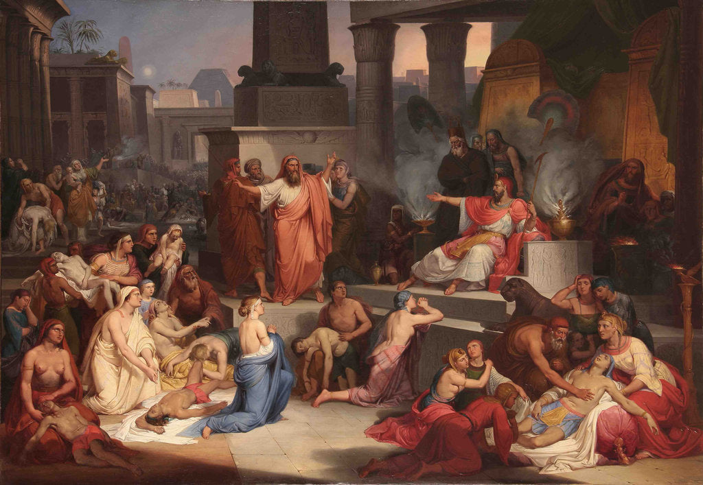 The Death of the First-Born of Egypt, 1838-1839 by Pietro Paolétti