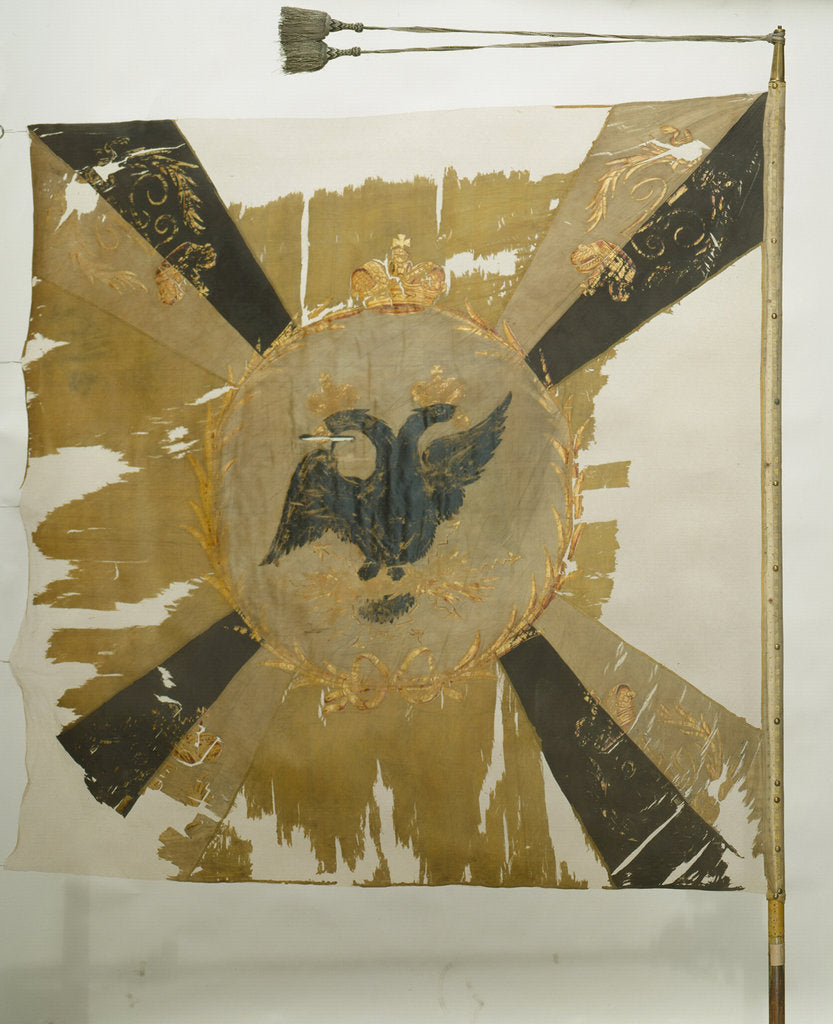 Detail of Flag of the Life Guard Litovski (Lithuanian) Regiment, 1811 by Banners and Standards Flags