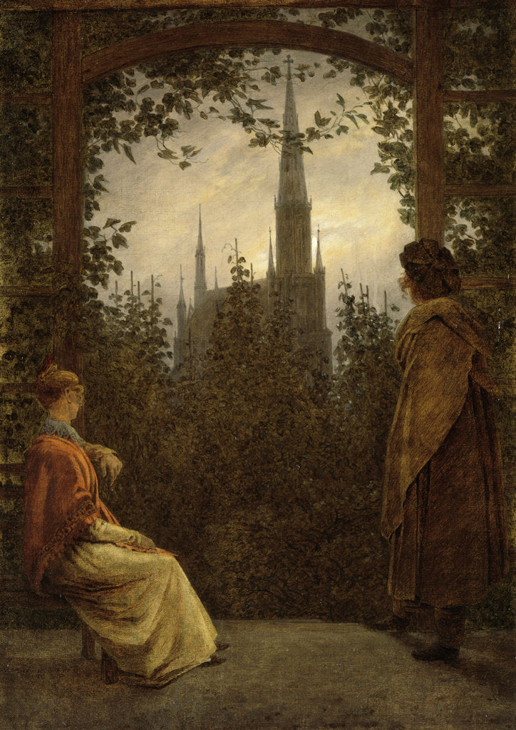 Detail of Garden Bower in Greifswald, 1818 by Caspar David Friedrich