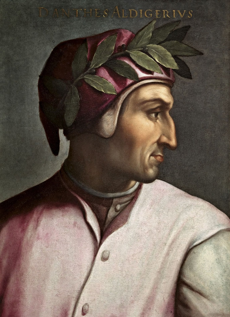 Detail of Portrait of Dante Alighieri (Giovio Series), 1566-1568 by Cristofano Dell'Altissimo