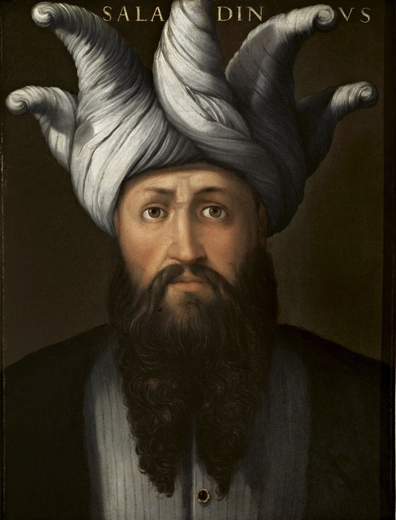 Detail of Portrait of Sultan Saladin (Giovio Series), 1566-1568 by Cristofano Dell'Altissimo