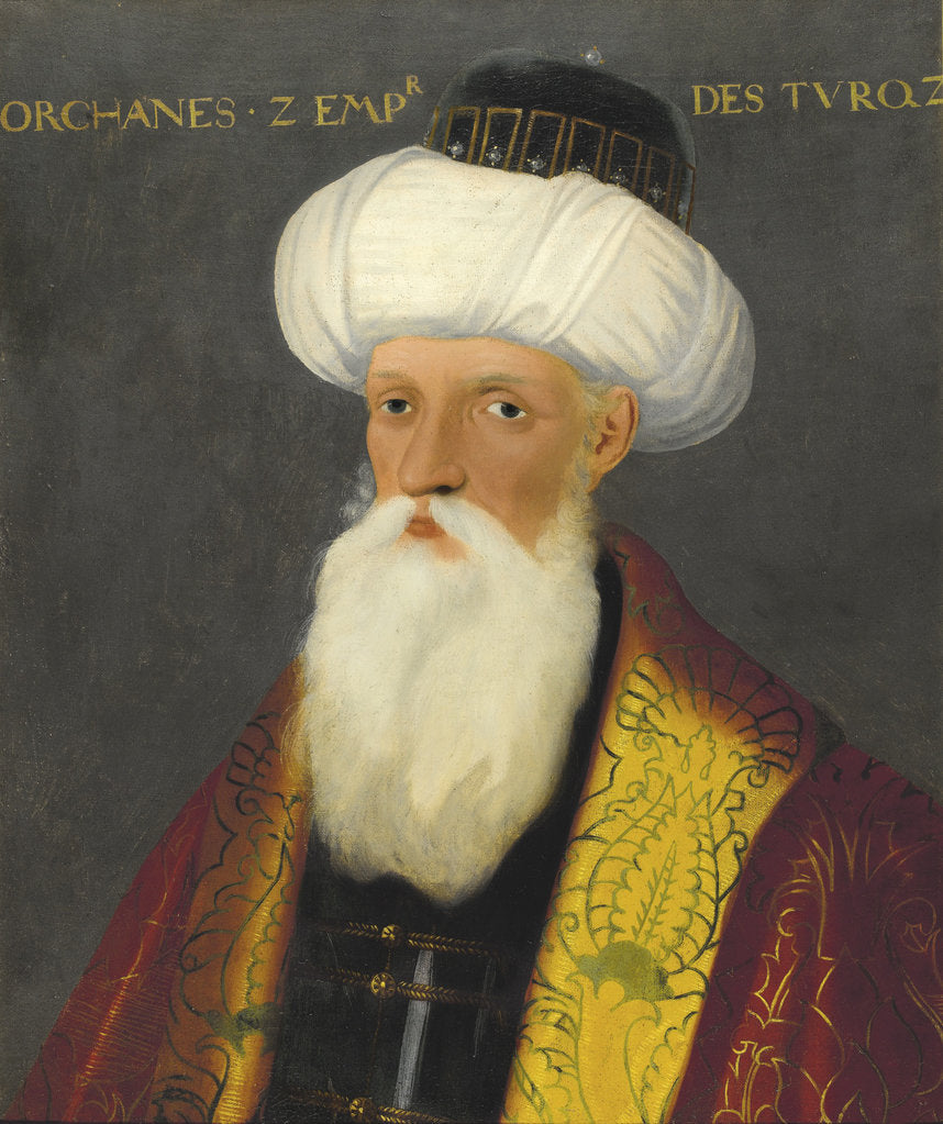 Detail of Portrait of Orhan I, Sultan of the Ottoman Empire, Early 19th cen by Anonymous