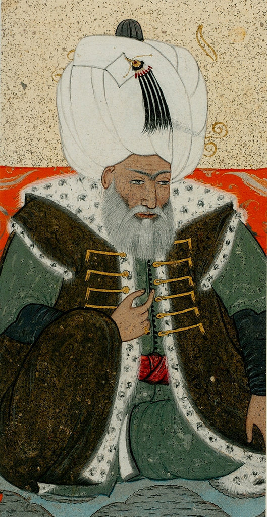 Detail of Bayezid II, Sultan of the Ottoman Empire, c. 1710 by Abdulcelil Levni
