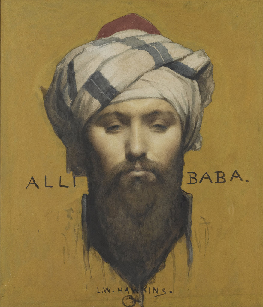 Detail of Ali Baba by Louis Welden Hawkins