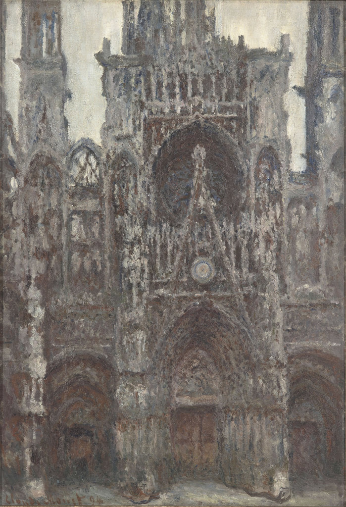 Detail of The Rouen Cathedral. The portal as seen from the front, 1892 by Claude Monet