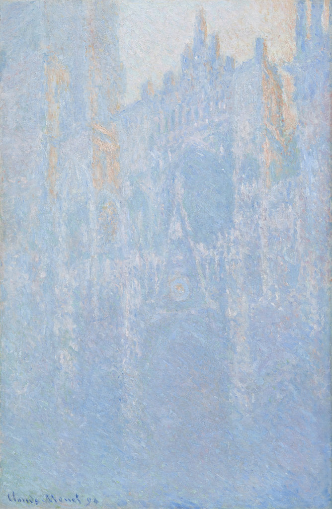 Detail of The Rouen Cathedral, the Portal, Morning Fog, 1894 by Claude Monet