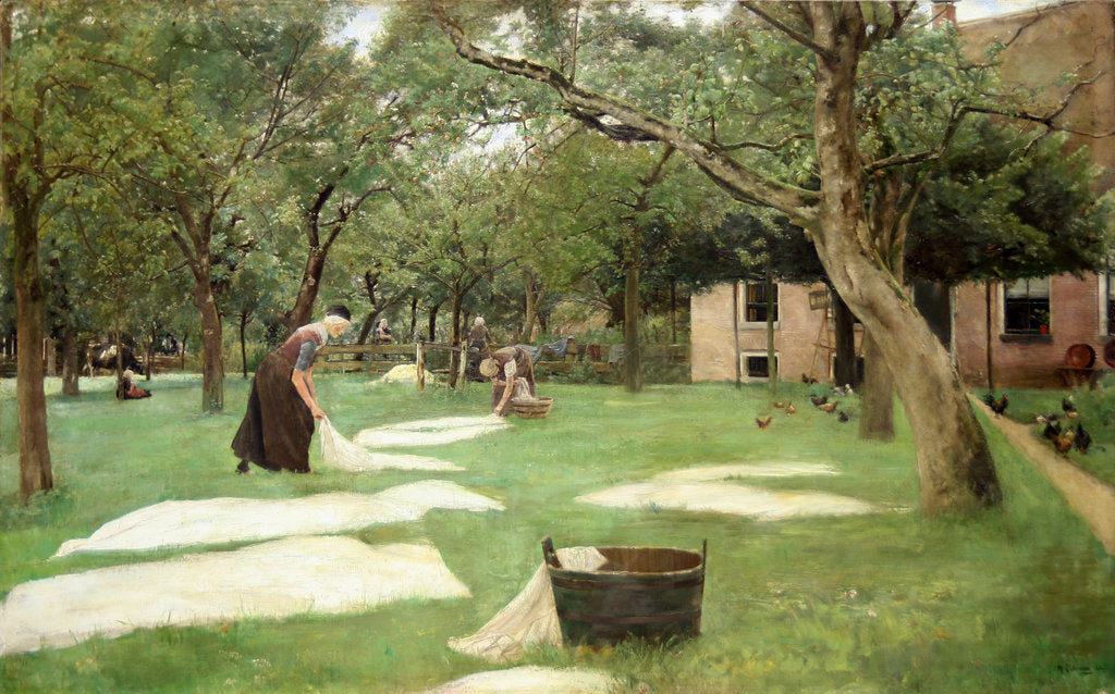 Detail of The Bleaching of Linen, 1882 by Max Liebermann