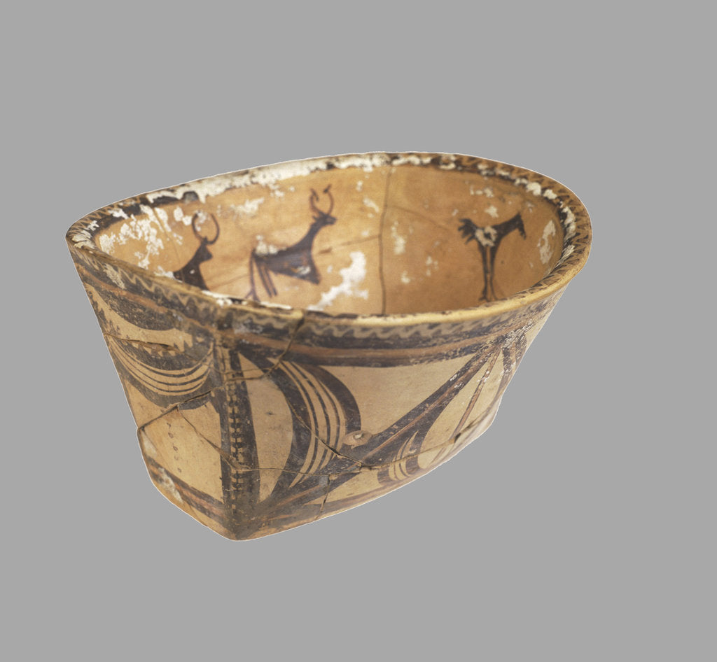 Detail of Oval Bowl, 4th millenium BC by Prehistoric Russian Culture
