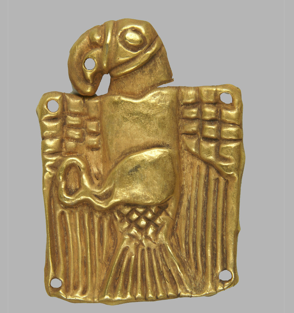 Detail of Gold plaque in the form of a Eagle, 5th cen. BC by Scythian Art