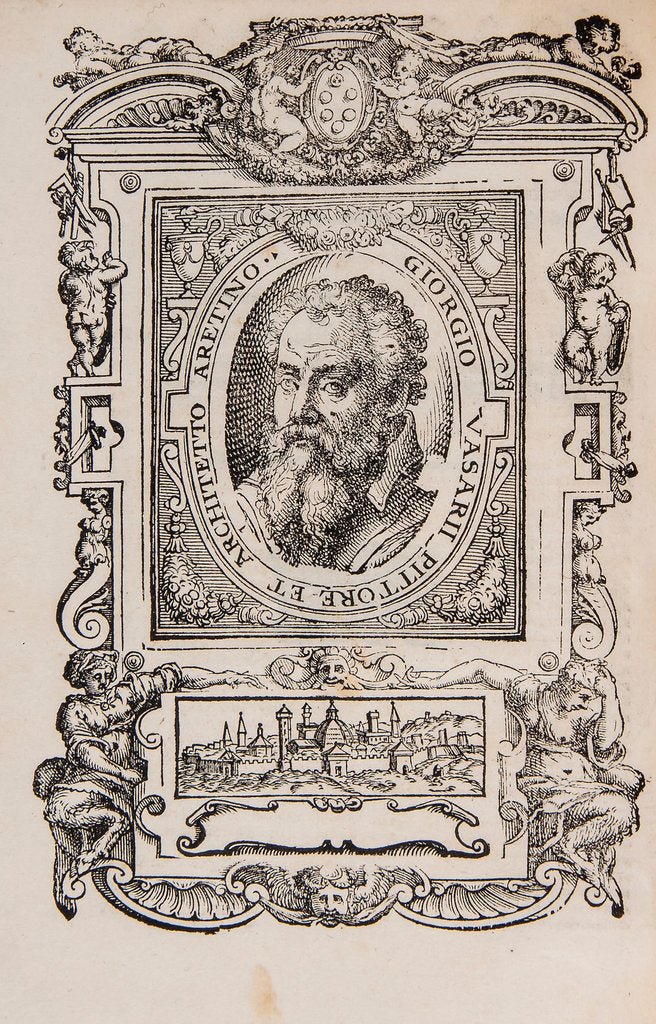 Detail of Giorgio Vasari. From: Giorgio Vasari, The Lives of the Most Excellent Italian Painters, Sculptors, a by Anonymous