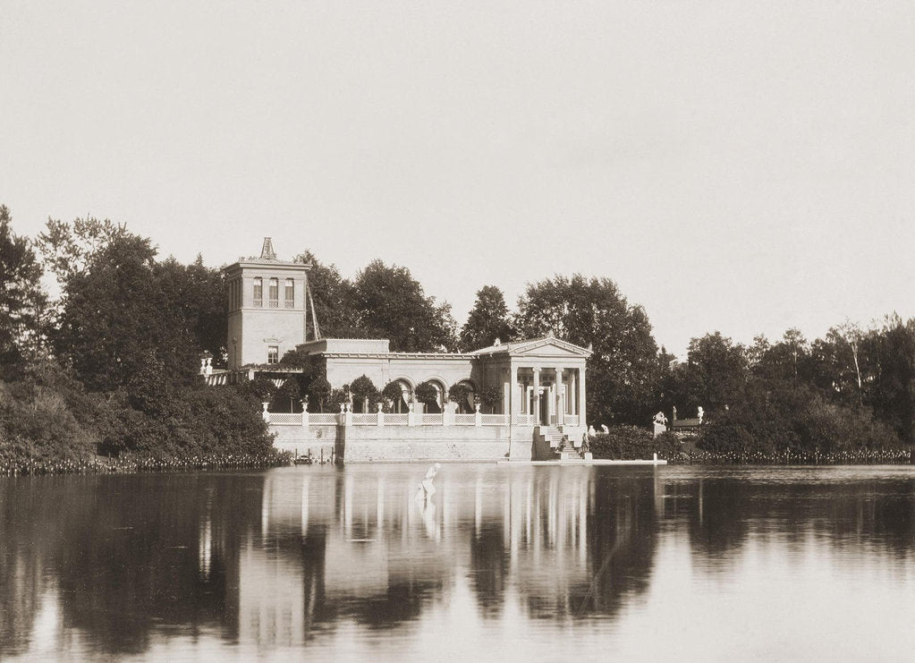 Detail of The Tsaritsyn Pavilion in Peterhof, 1897 by Nikolai Petrov