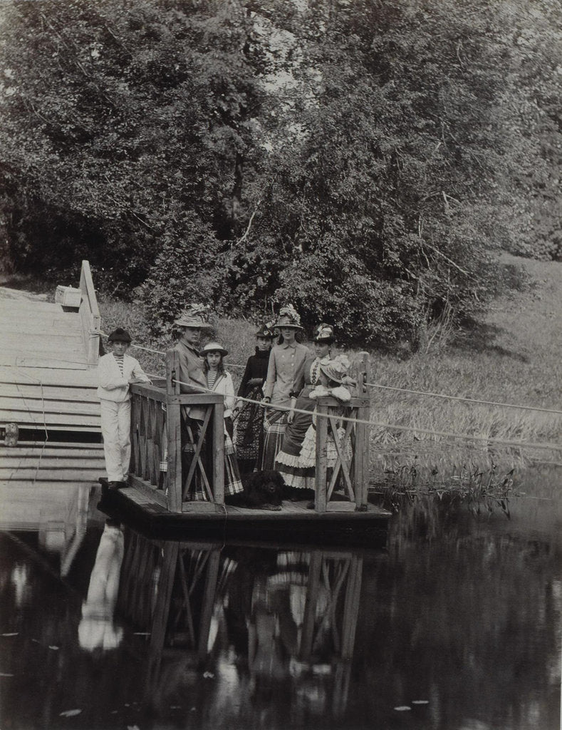 Detail of Ferry at the Pyotr Durnovo Dacha in Petersburg, 1880s by Anonymous