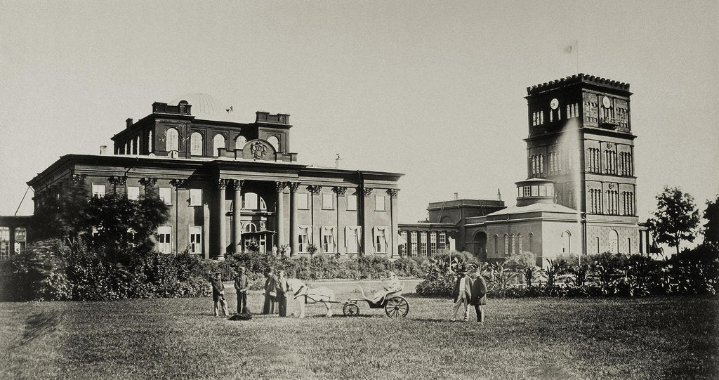 Detail of The Paskevich Residence in Gomel, 1860s by Giovanni Bianchi