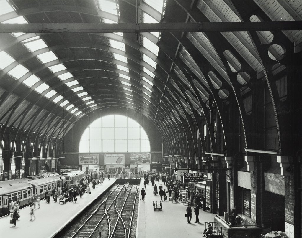 Detail of King's Cross Station, Camden, London, 1970 by Unknown