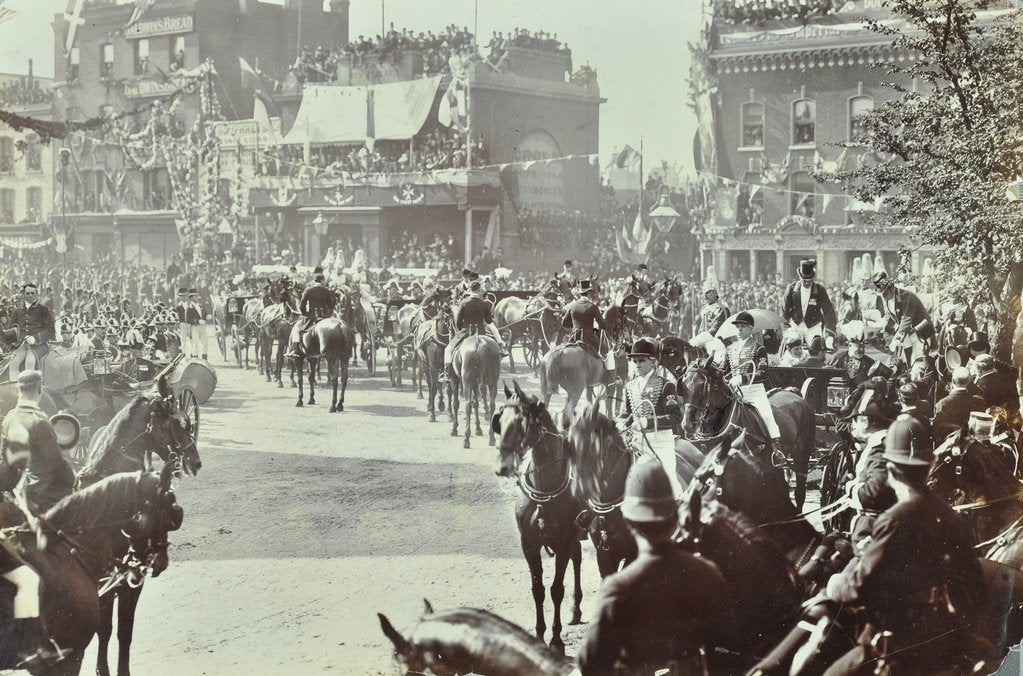 Detail of Official opening of the Blackwall Tunnel, Poplar, London, 1897 by Unknown