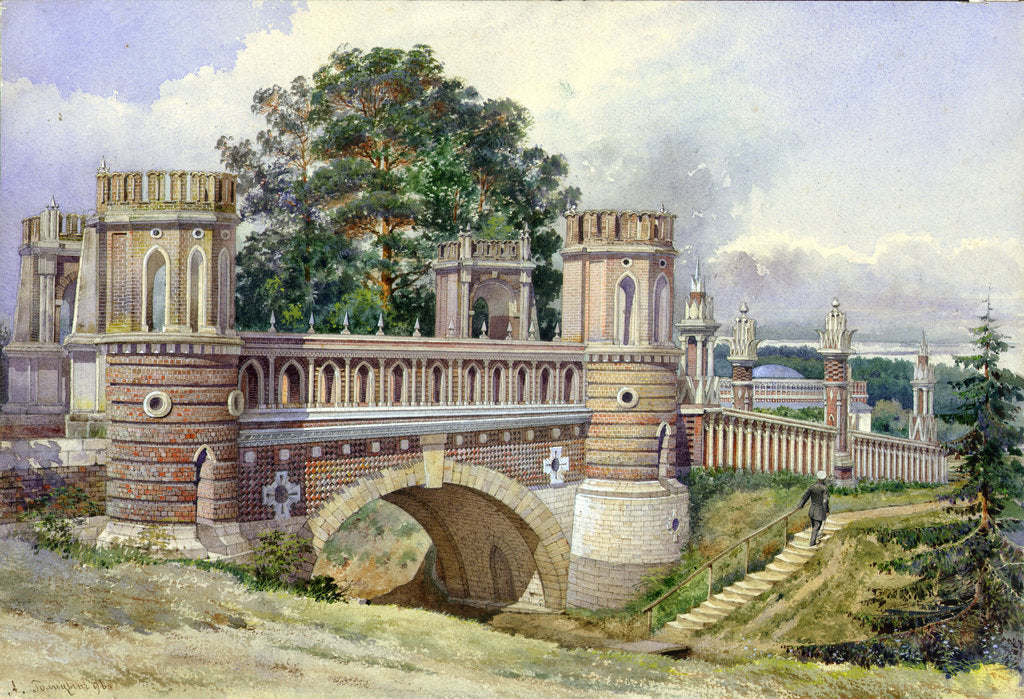 Detail of Tsaritsyno, 1896 by A.N. Golitsyn