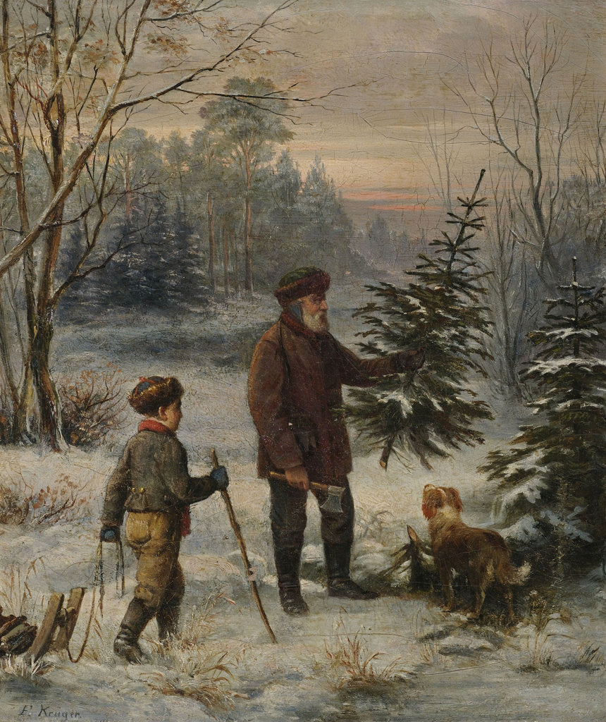 Detail of Before Christmas by Franz Krüger