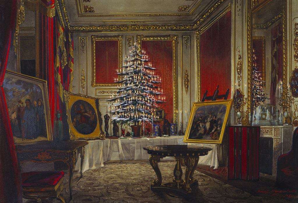 Detail of Queen Victorias Christmas Tree, 1850 by James Roberts