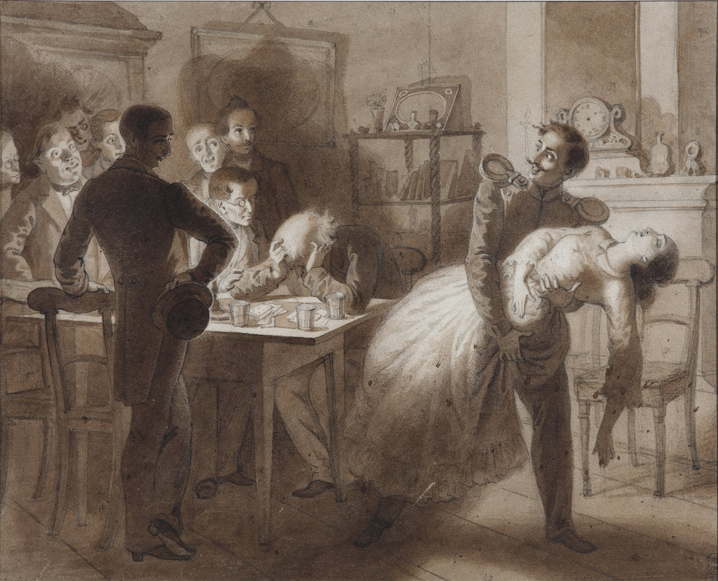Detail of Illustration to the poem The Tambov Treasurers Wife by M. Lermontov, 1862 by Konstantin Dmitrievich Flavitski