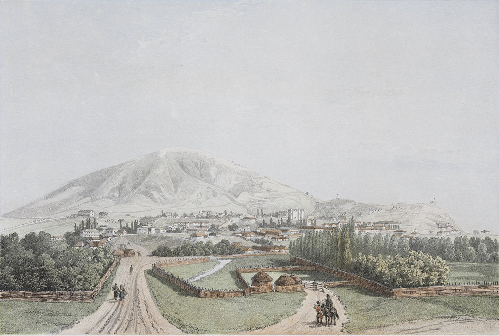 Detail of View of Pyatigorsk, Mid of the 19th century by Anonymous