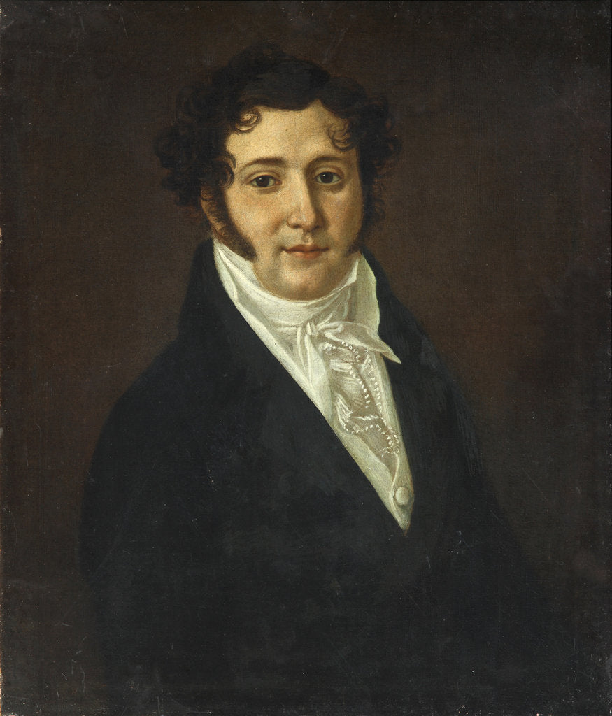 Detail of Portrait of Yuri Petrovich Lermontov, First quarter of 19th century by Anonymous