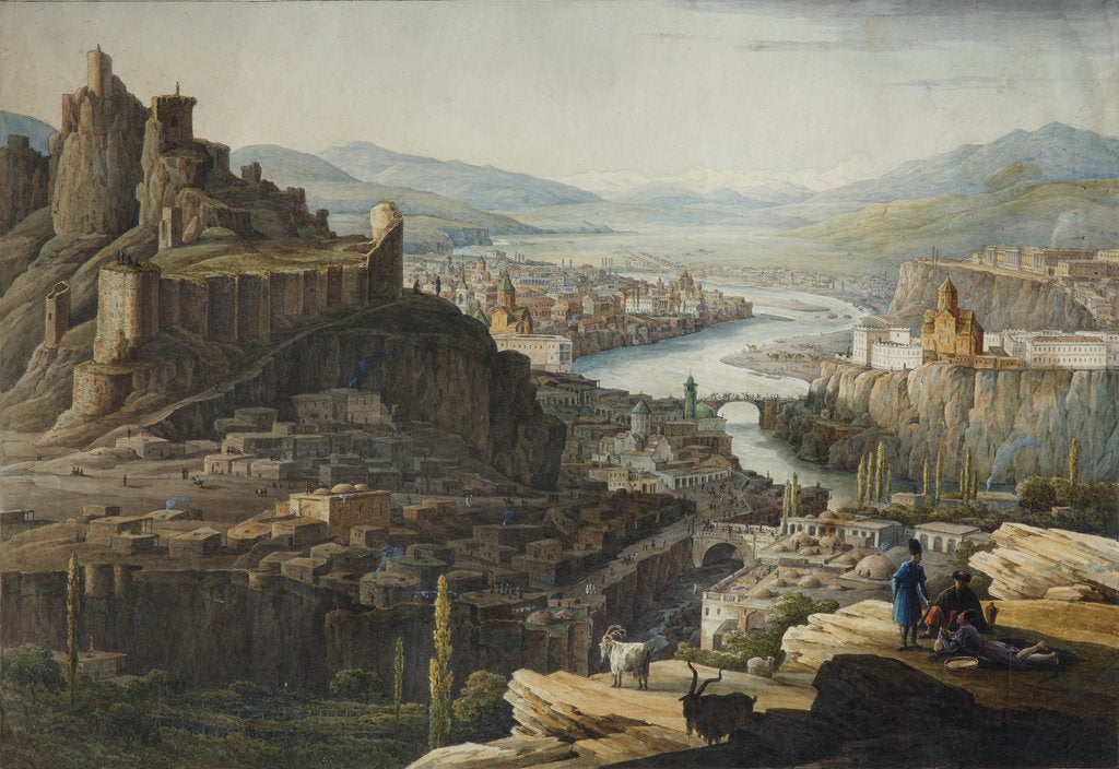 Detail of View of Tiflis, End 1830s by Nikanor Grigoryevich Chernetsov