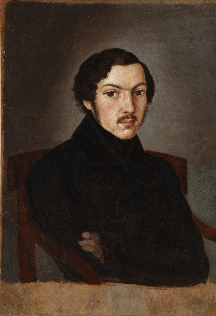 Detail of Portrait of Nikolay Martynov, 1841 by Anonymous