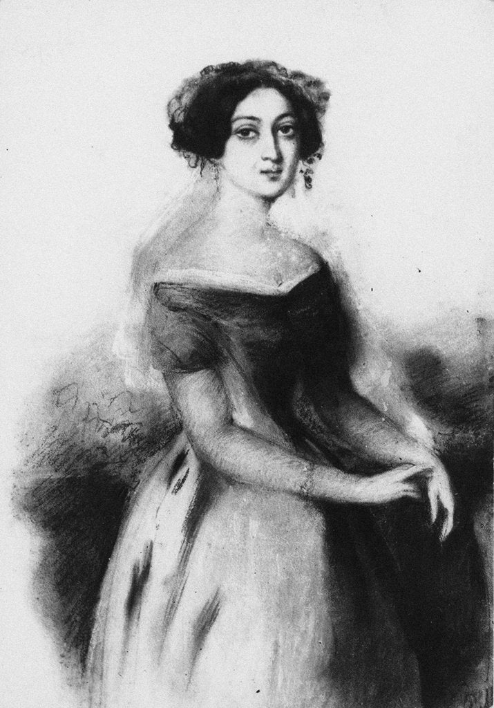 Portrait of Princess Nino Chavchavadze, c. 1830 by Anonymous