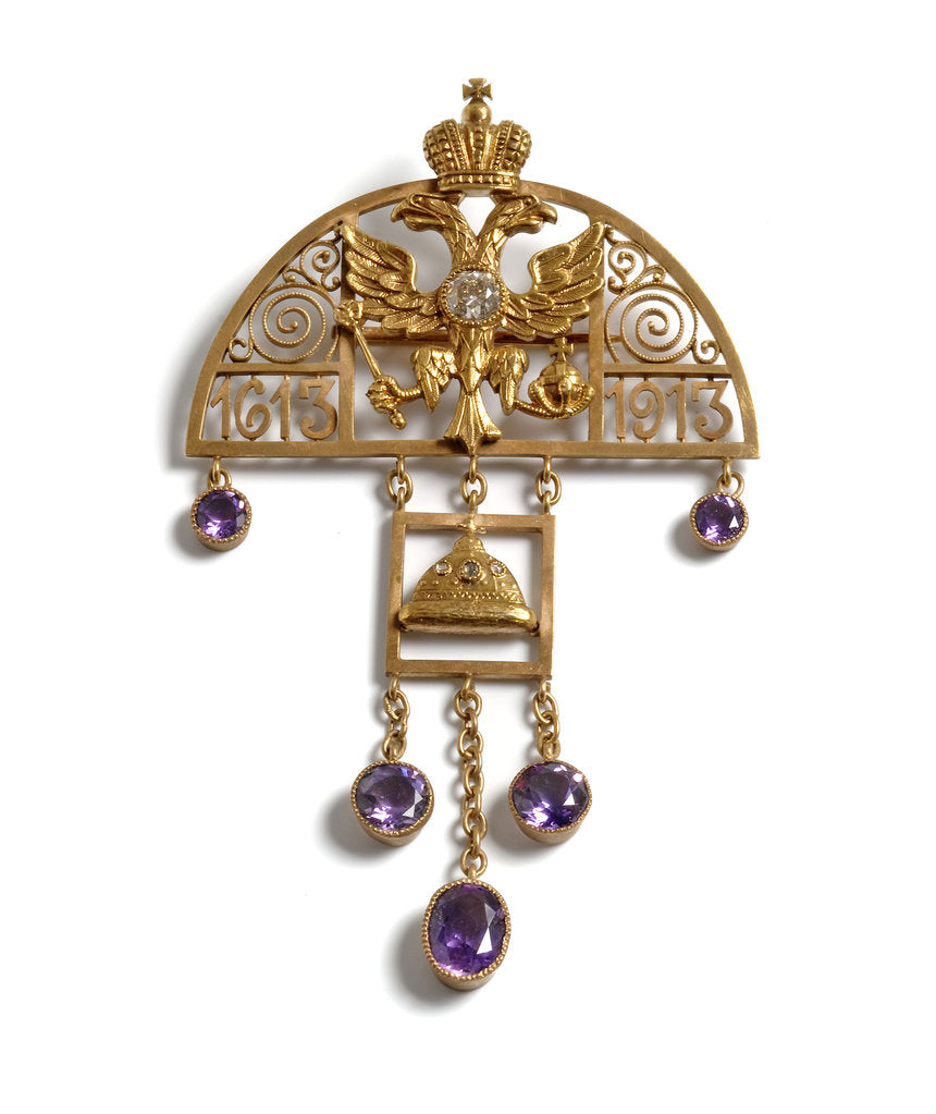 Detail of Pendant to the 300th Anniversary of the Romanov Dynasty, 1913 by Albert Holmström