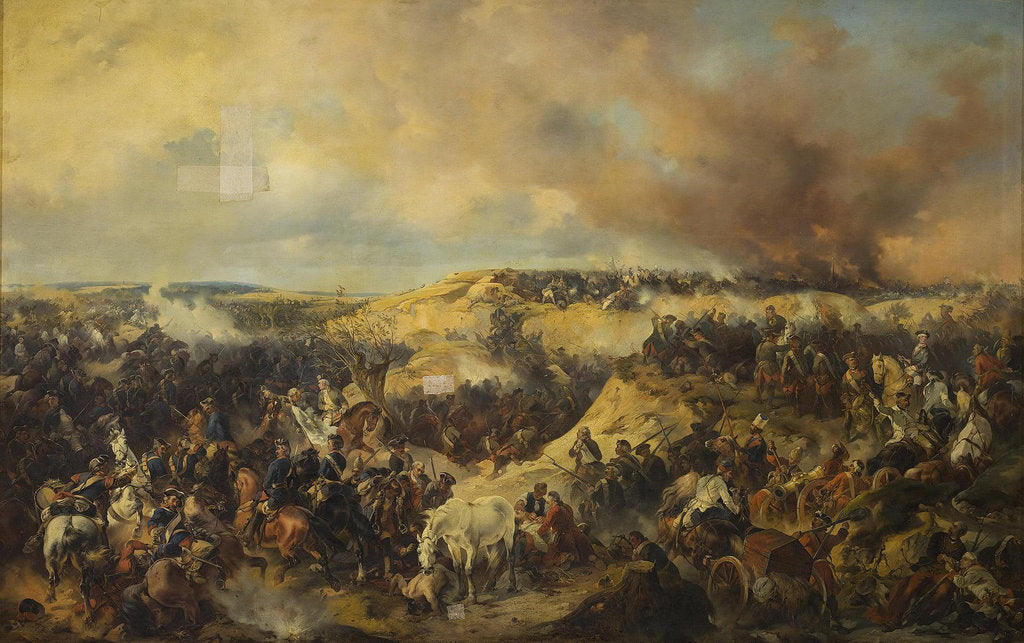 Detail of The Battle of Kunersdorf on August 12, 1759, 1848 by Alexander von Kotzebue