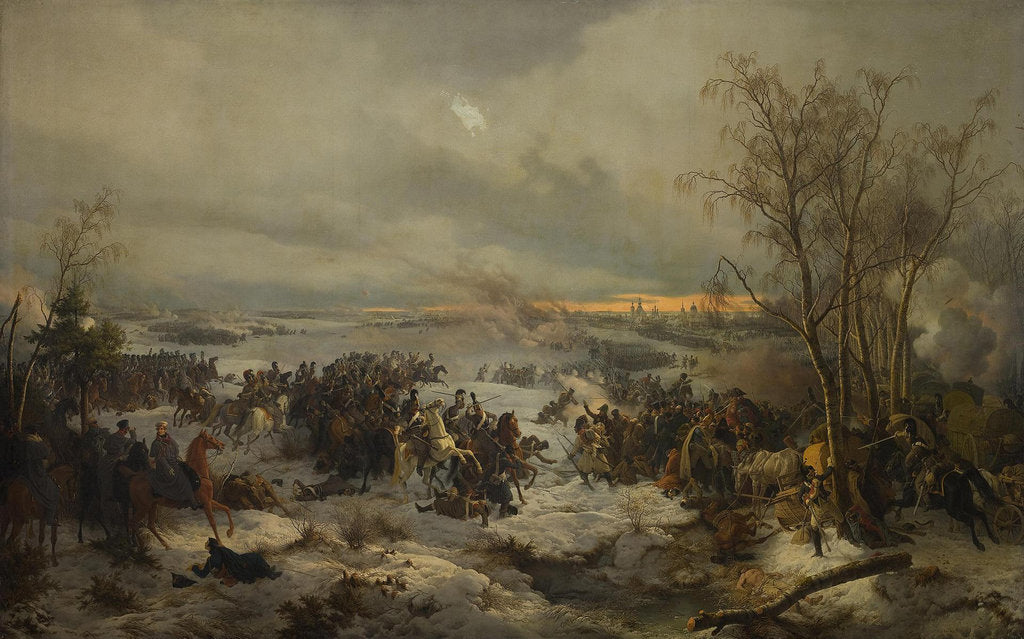 Detail of The Battle of Krasnoi (Krasny) on November 17, 1812, 1849 by Peter von Hess
