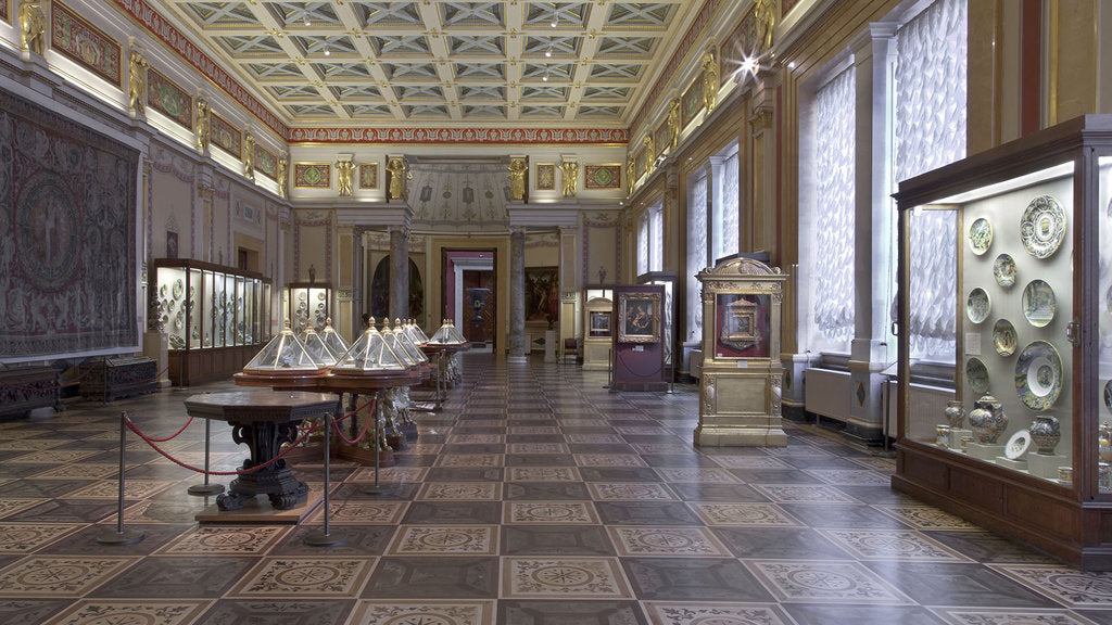 Detail of The Majolica Room (The Raphael Room) in the New Hermitage by Russian Architecture
