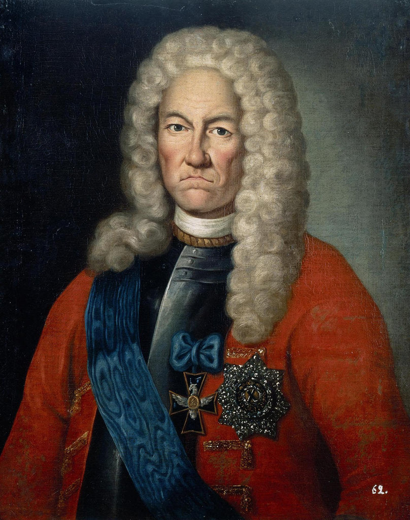 Detail of Portrait of Jacob Daniel Bruce, First third of 18th century by Anonymous