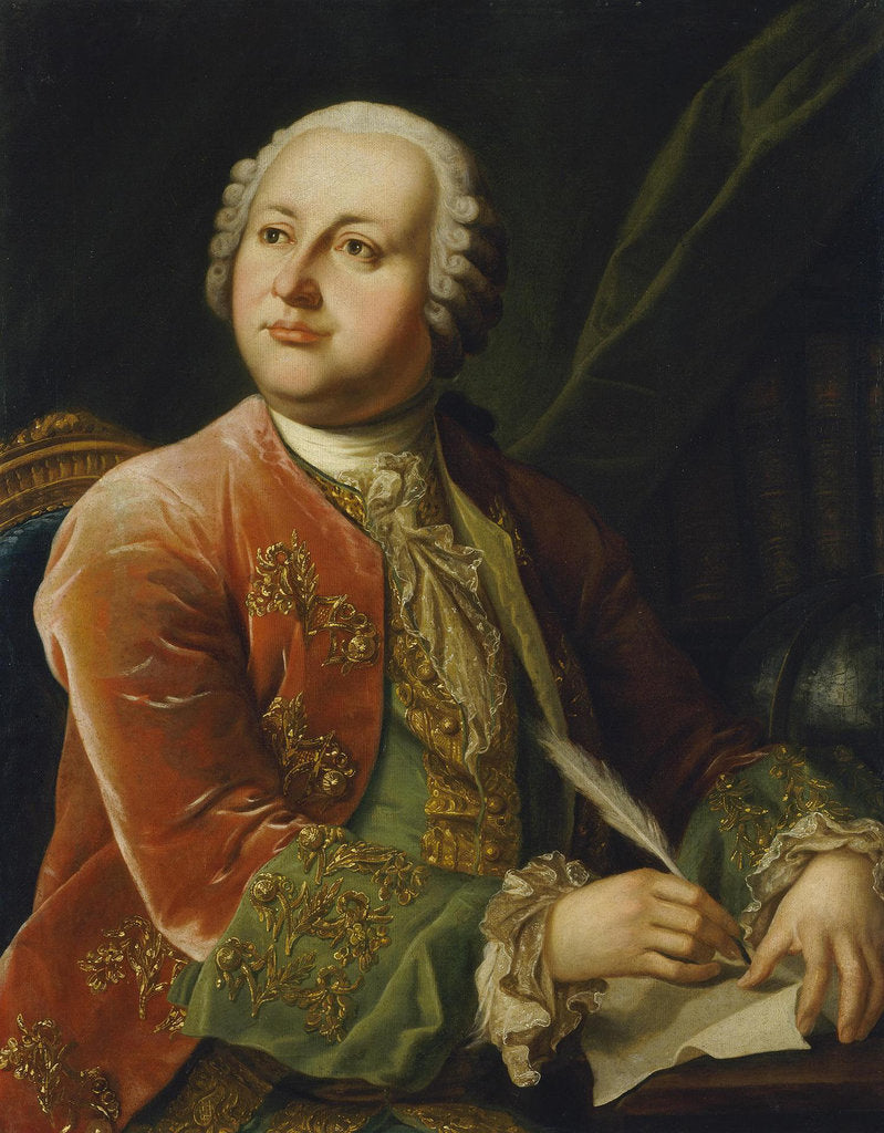 Detail of Portrait of Mikhail V. Lomonosov, Second Half of the 18th century by Anonymous