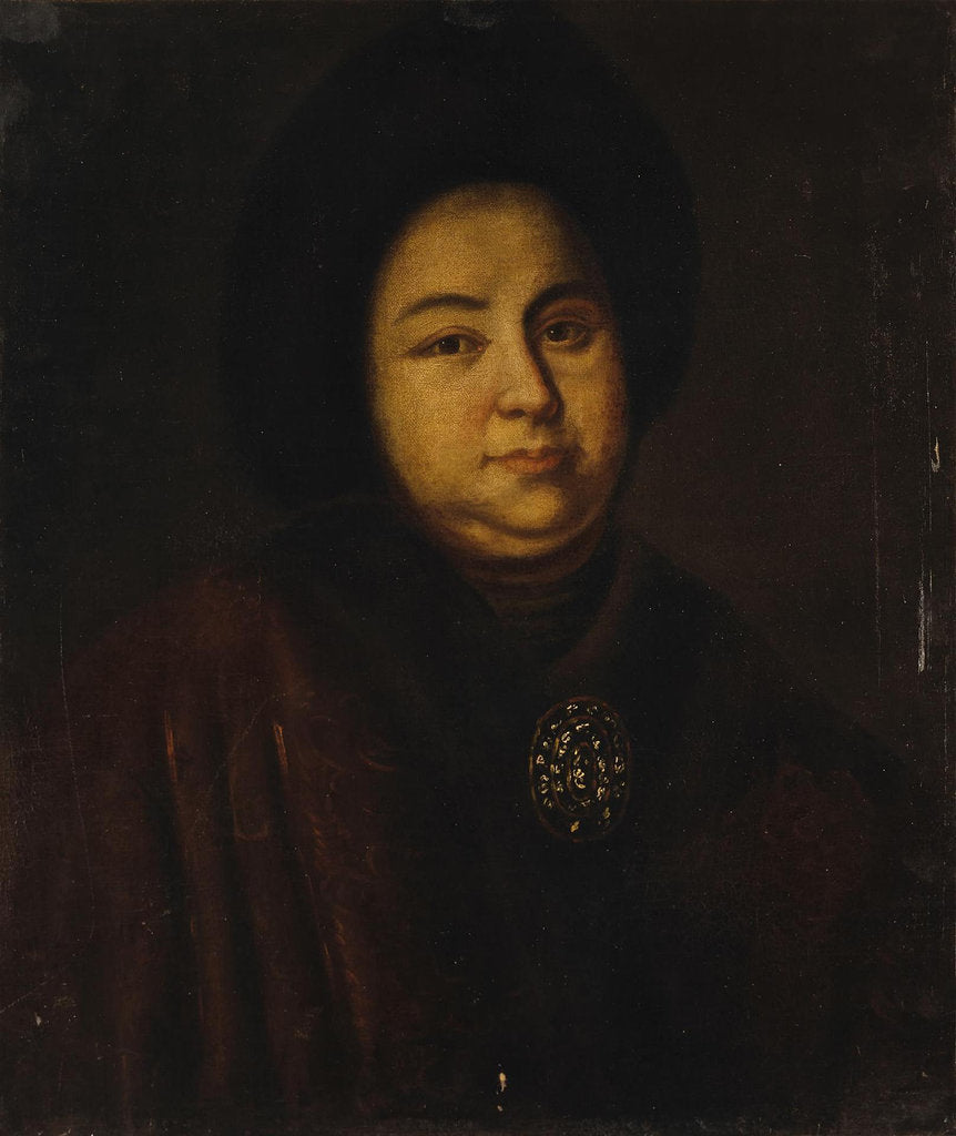 Portrait of Tsarina Evdokiya Feodorovna Lopukhina, the wife of tsar Peter I of Russia, 1 by Anonymous