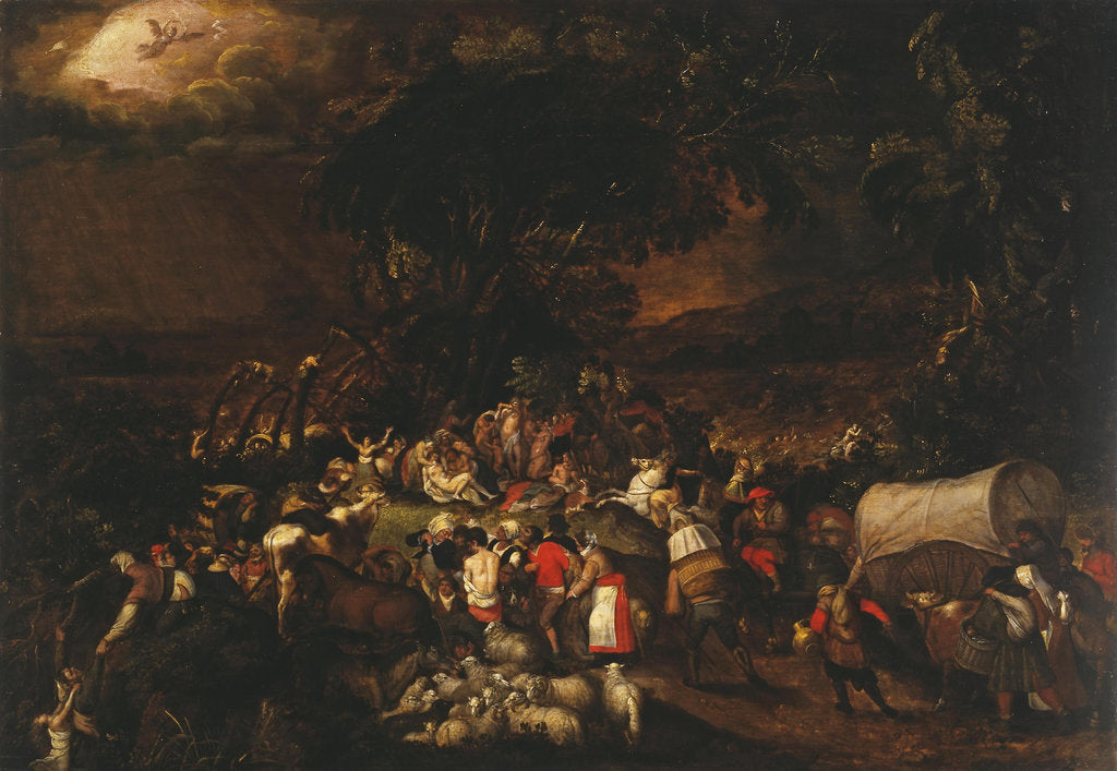 Detail of The Deluge, 16th century by Anonymous