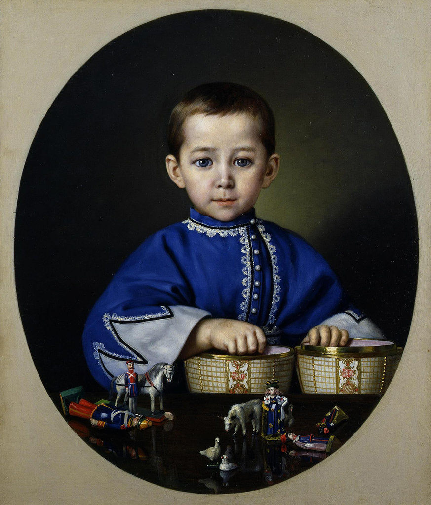 Detail of Boy from Terlikov Family, 1870s-1880s by Anonymous