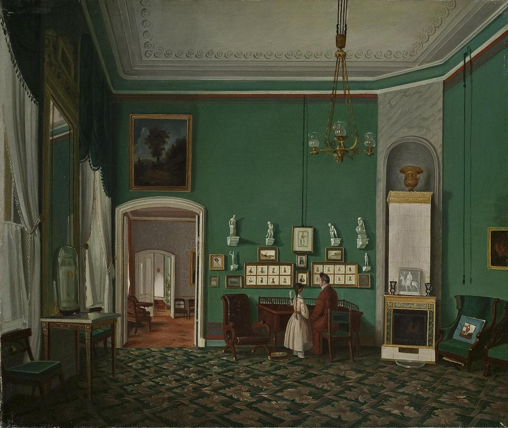 Detail of Interior with an Enfilade, 1830s by Anonymous